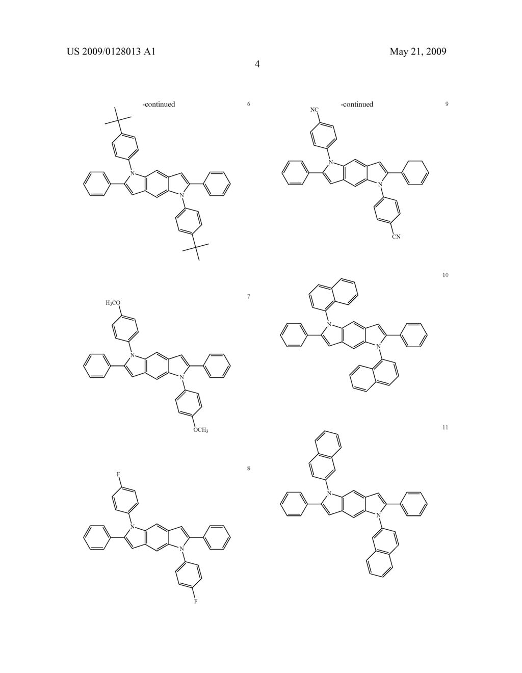 Heterocyclic compound and an organic light emitting device comprising the same - diagram, schematic, and image 07