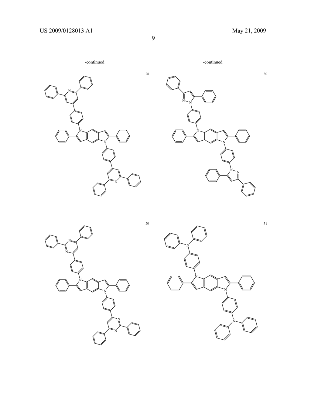 Heterocyclic compound and an organic light emitting device comprising the same - diagram, schematic, and image 12