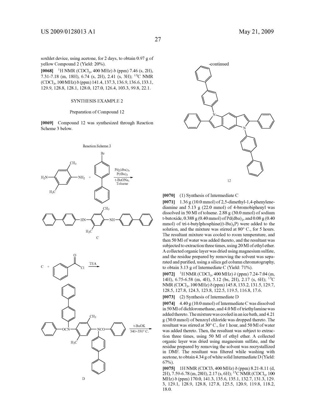 Heterocyclic compound and an organic light emitting device comprising the same - diagram, schematic, and image 30