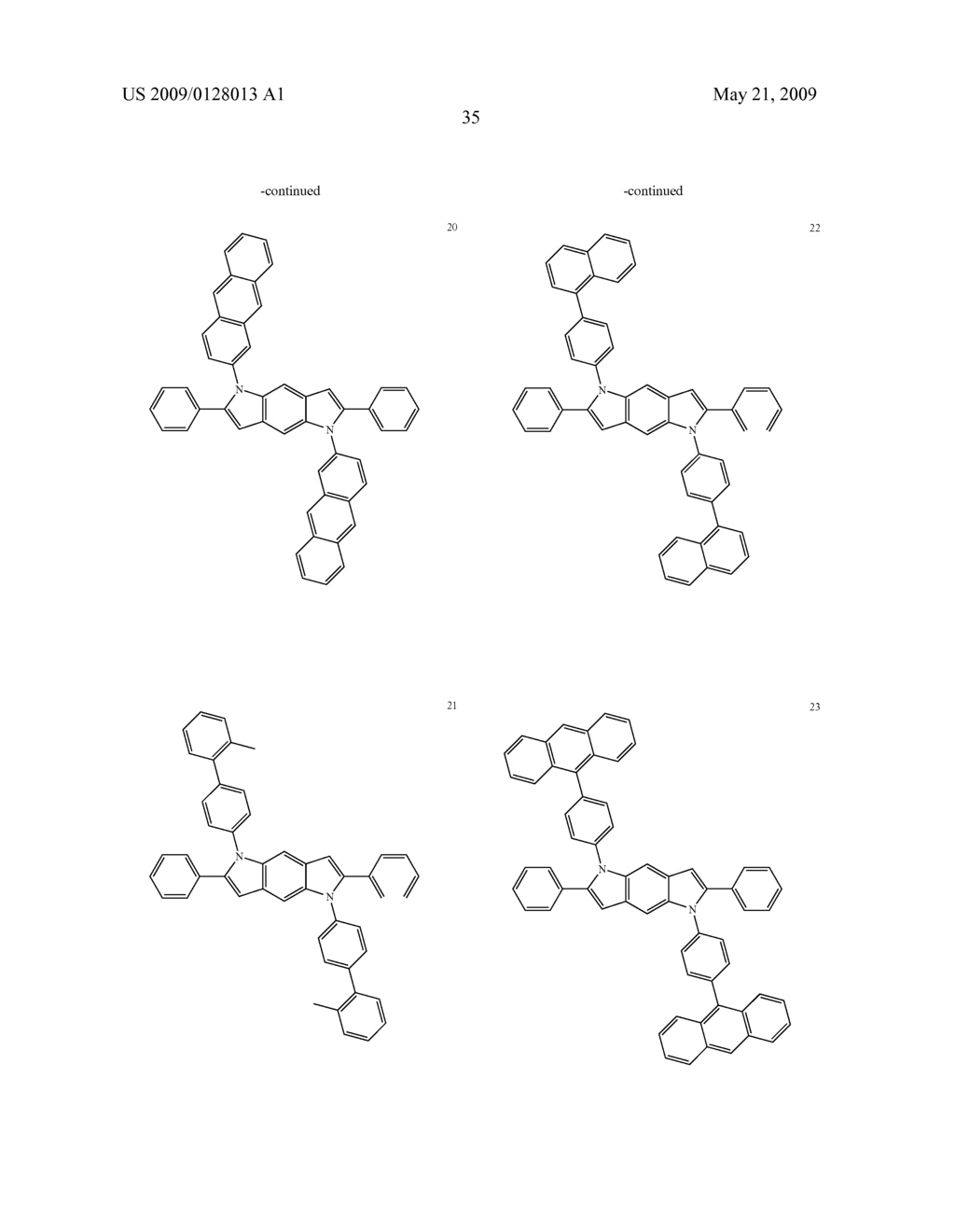 Heterocyclic compound and an organic light emitting device comprising the same - diagram, schematic, and image 38