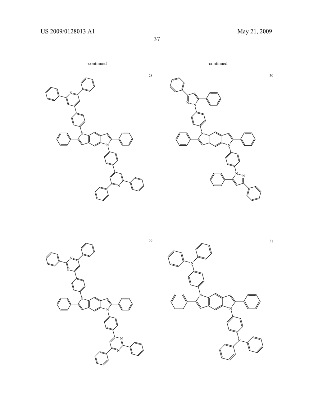 Heterocyclic compound and an organic light emitting device comprising the same - diagram, schematic, and image 40