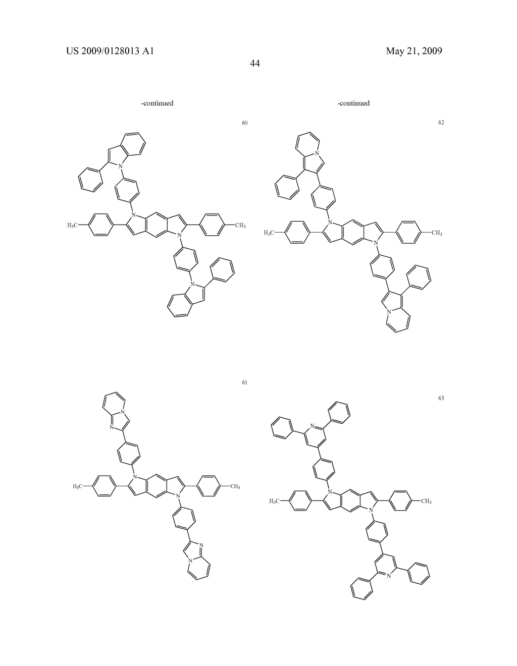 Heterocyclic compound and an organic light emitting device comprising the same - diagram, schematic, and image 47