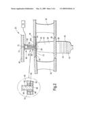 APPARATUS TO MEASURE THE CLEARANCE BETWEEN A FIRST COMPONENT AND A SECOND COMPONENT diagram and image