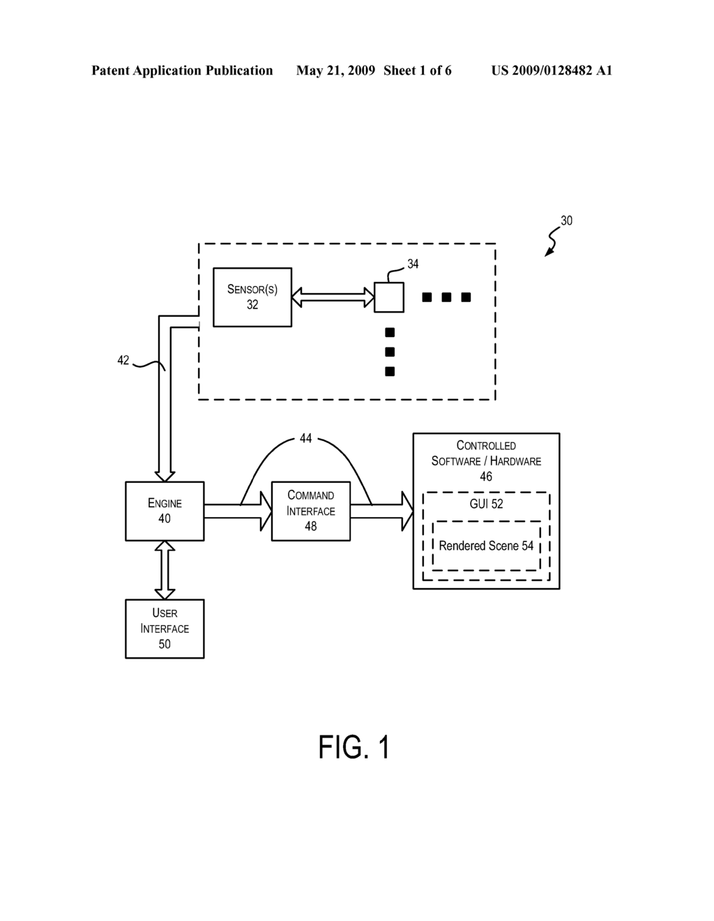 Approach for offset motion-based control of a computer - diagram, schematic, and image 02