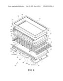 DISPLAY DEVICE AND A TELEVISION RECEIVER HAVING THE DISPLAY DEVICE diagram and image