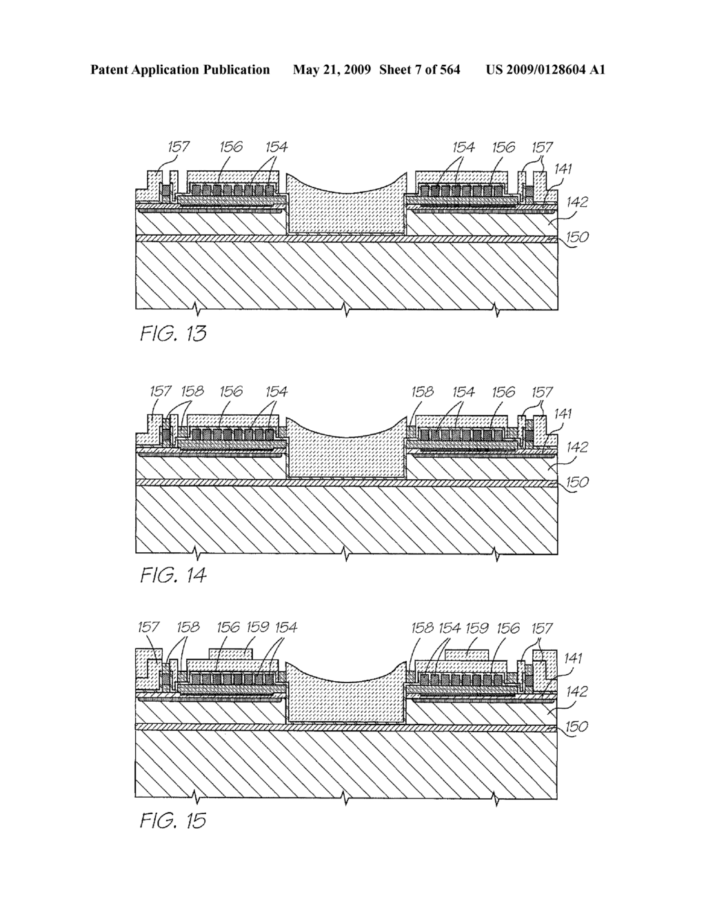 INKJET NOZZLE WITH PADDLE LAYER SANDWICHED BETWEEN FIRST AND SECOND WAFERS - diagram, schematic, and image 08