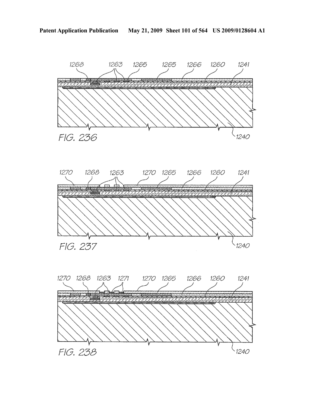 INKJET NOZZLE WITH PADDLE LAYER SANDWICHED BETWEEN FIRST AND SECOND WAFERS - diagram, schematic, and image 102