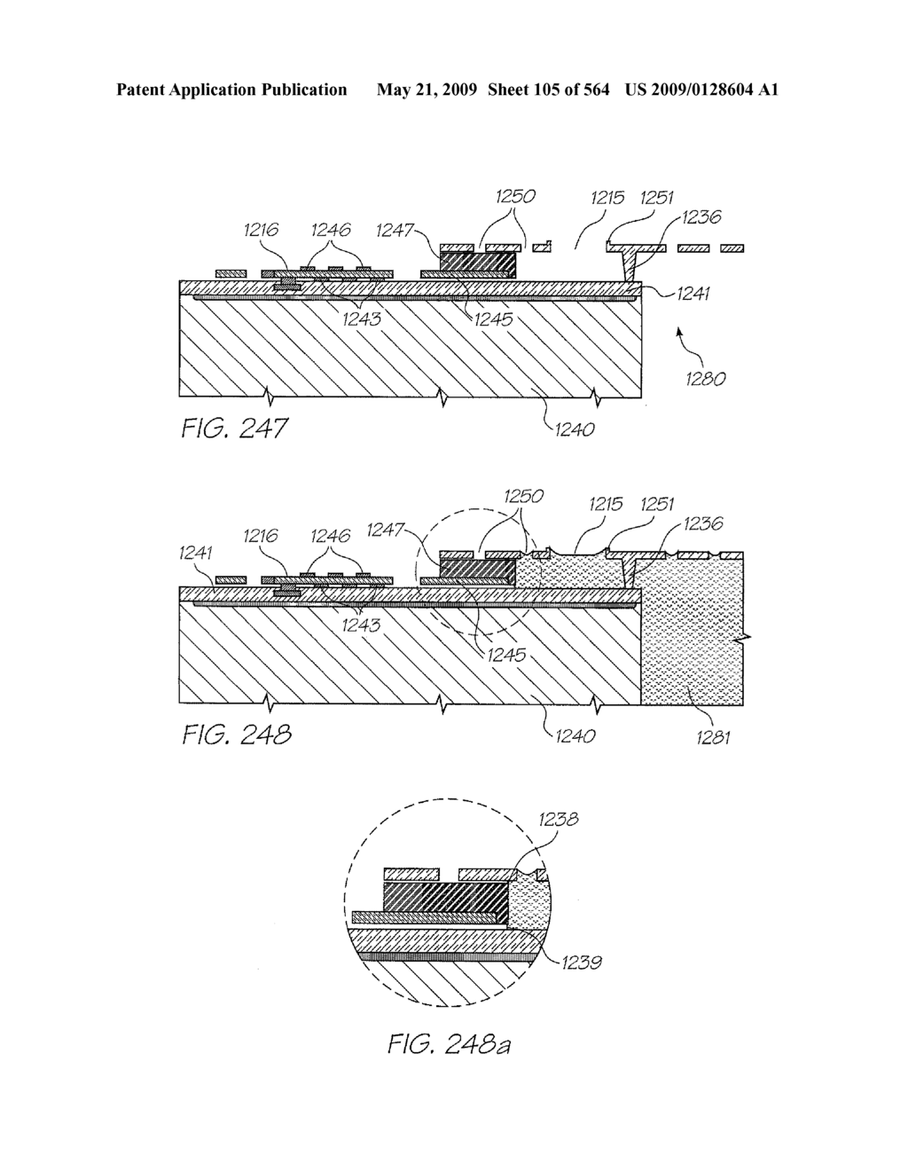 INKJET NOZZLE WITH PADDLE LAYER SANDWICHED BETWEEN FIRST AND SECOND WAFERS - diagram, schematic, and image 106