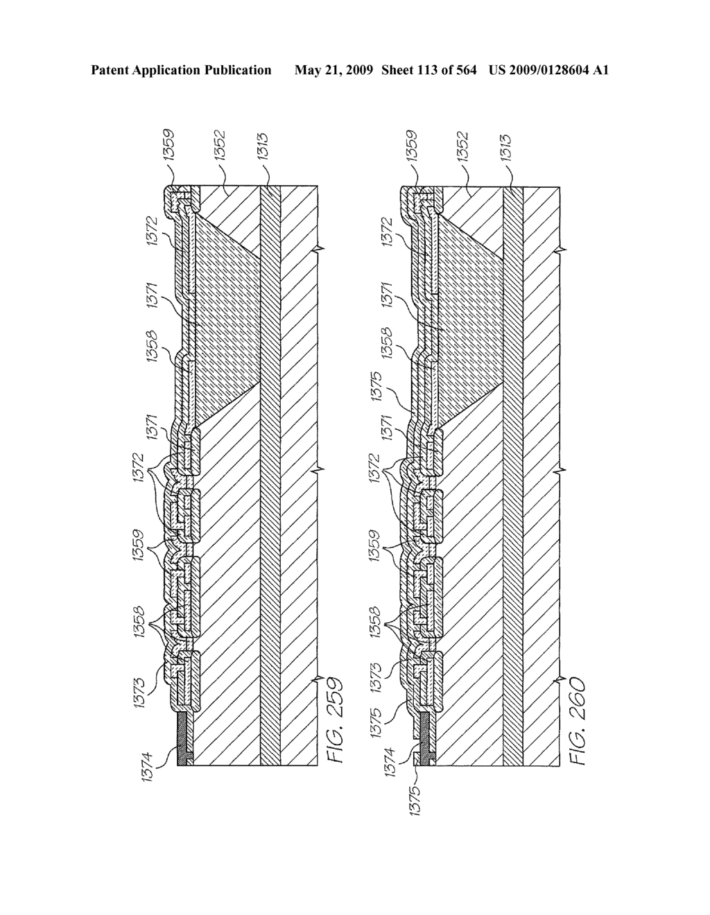 INKJET NOZZLE WITH PADDLE LAYER SANDWICHED BETWEEN FIRST AND SECOND WAFERS - diagram, schematic, and image 114