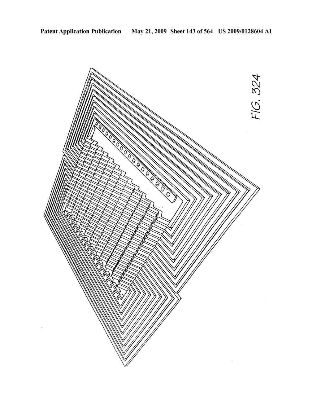 INKJET NOZZLE WITH PADDLE LAYER SANDWICHED BETWEEN FIRST AND SECOND WAFERS - diagram, schematic, and image 144