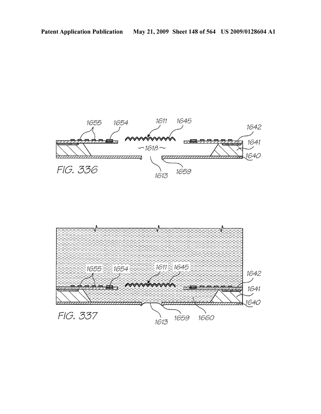 INKJET NOZZLE WITH PADDLE LAYER SANDWICHED BETWEEN FIRST AND SECOND WAFERS - diagram, schematic, and image 149