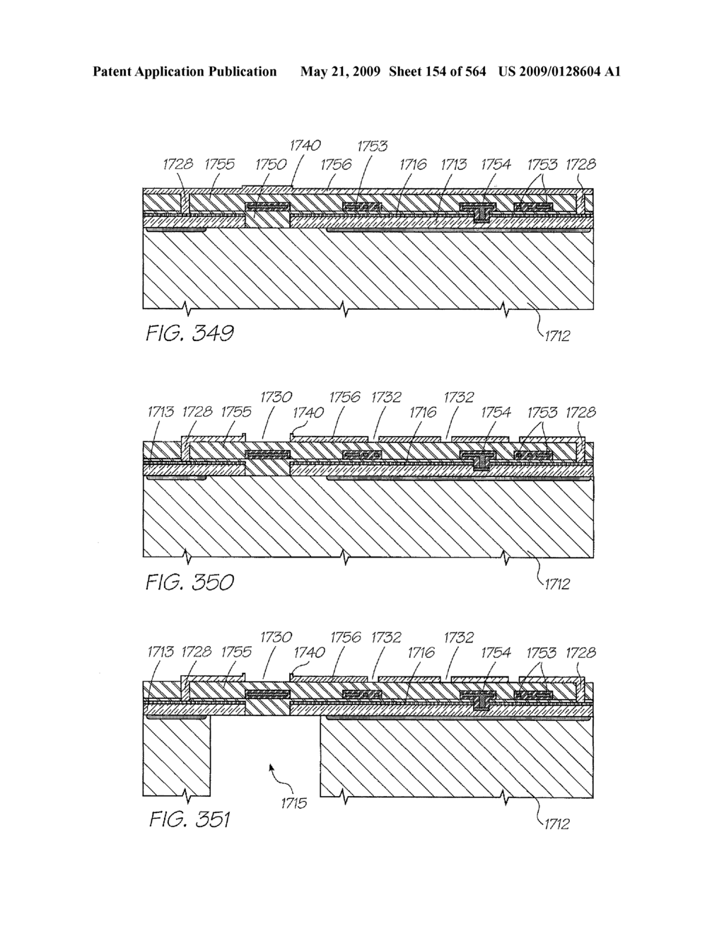 INKJET NOZZLE WITH PADDLE LAYER SANDWICHED BETWEEN FIRST AND SECOND WAFERS - diagram, schematic, and image 155