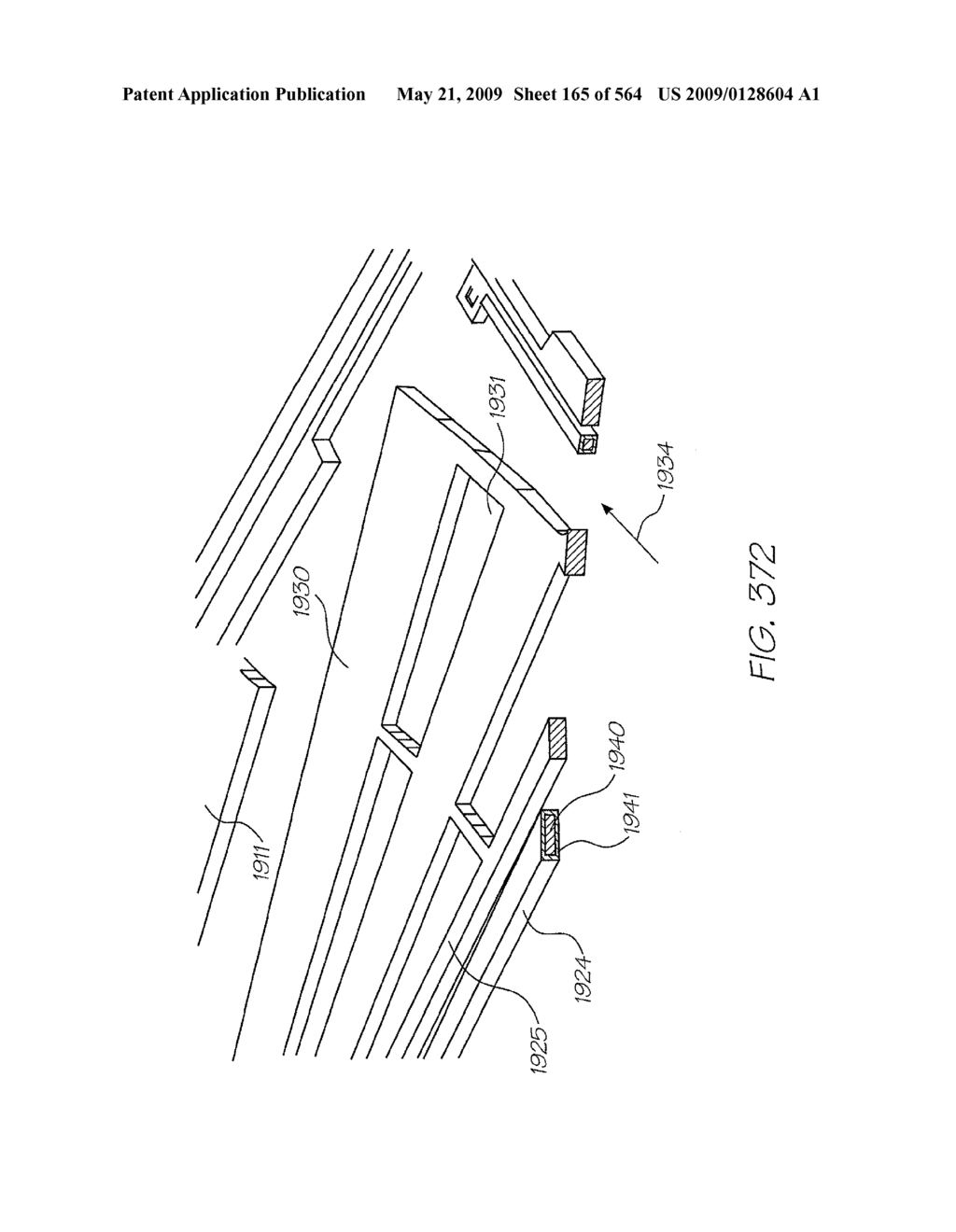 INKJET NOZZLE WITH PADDLE LAYER SANDWICHED BETWEEN FIRST AND SECOND WAFERS - diagram, schematic, and image 166