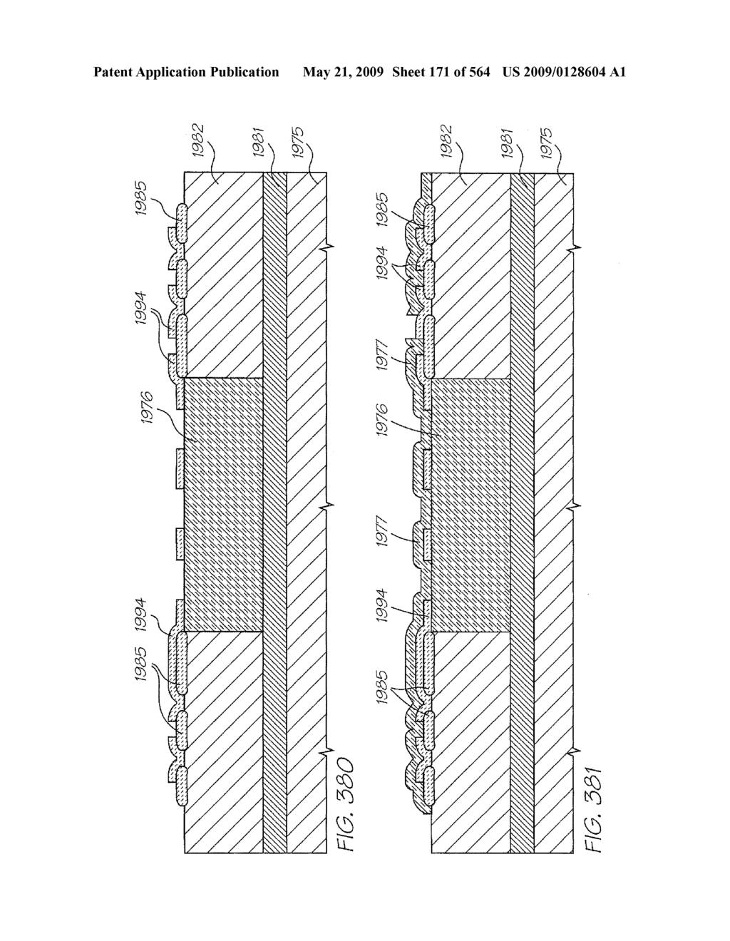 INKJET NOZZLE WITH PADDLE LAYER SANDWICHED BETWEEN FIRST AND SECOND WAFERS - diagram, schematic, and image 172