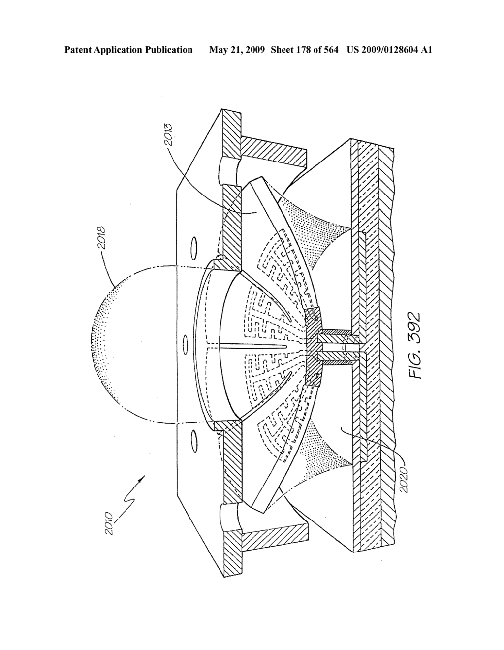 INKJET NOZZLE WITH PADDLE LAYER SANDWICHED BETWEEN FIRST AND SECOND WAFERS - diagram, schematic, and image 179