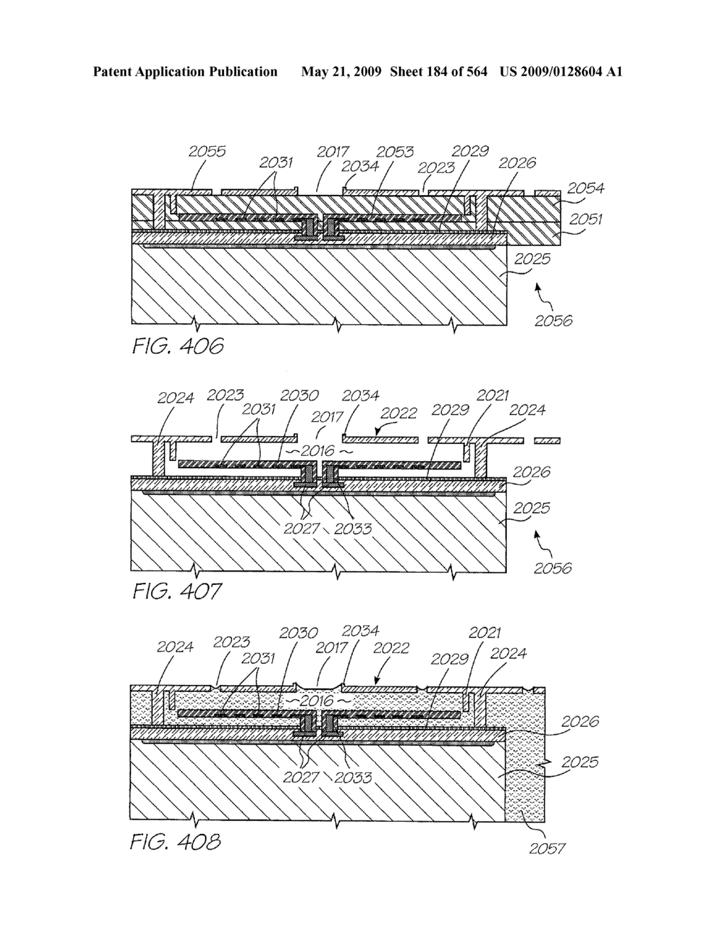 INKJET NOZZLE WITH PADDLE LAYER SANDWICHED BETWEEN FIRST AND SECOND WAFERS - diagram, schematic, and image 185