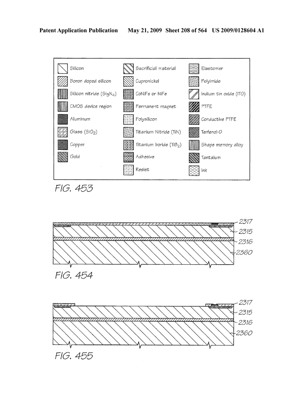 INKJET NOZZLE WITH PADDLE LAYER SANDWICHED BETWEEN FIRST AND SECOND WAFERS - diagram, schematic, and image 209