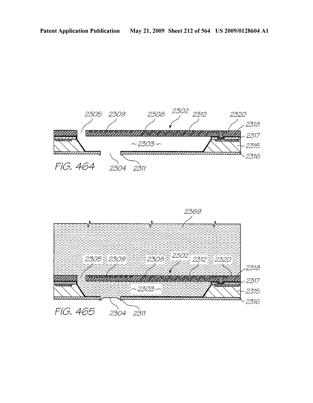 INKJET NOZZLE WITH PADDLE LAYER SANDWICHED BETWEEN FIRST AND SECOND WAFERS - diagram, schematic, and image 213