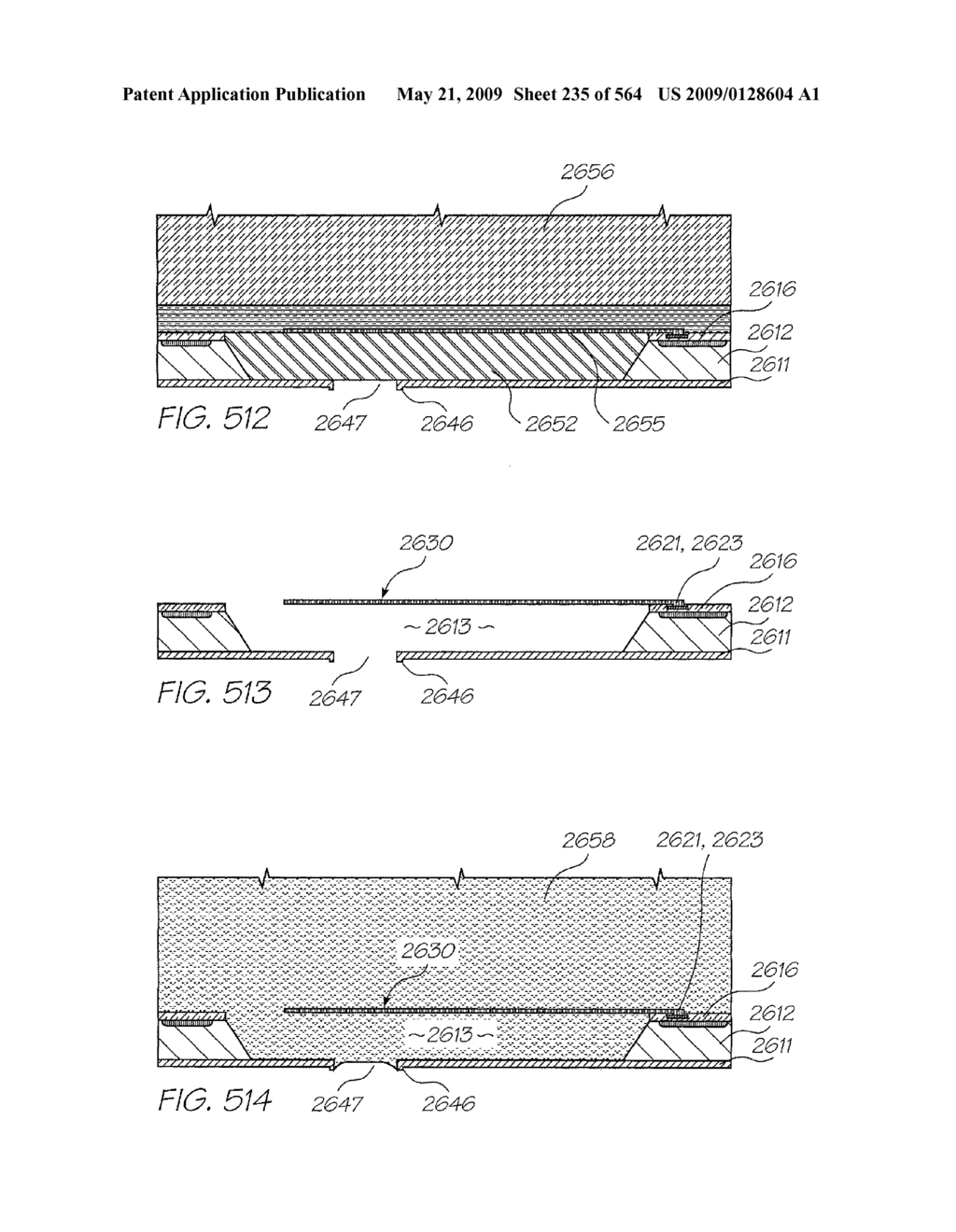 INKJET NOZZLE WITH PADDLE LAYER SANDWICHED BETWEEN FIRST AND SECOND WAFERS - diagram, schematic, and image 236