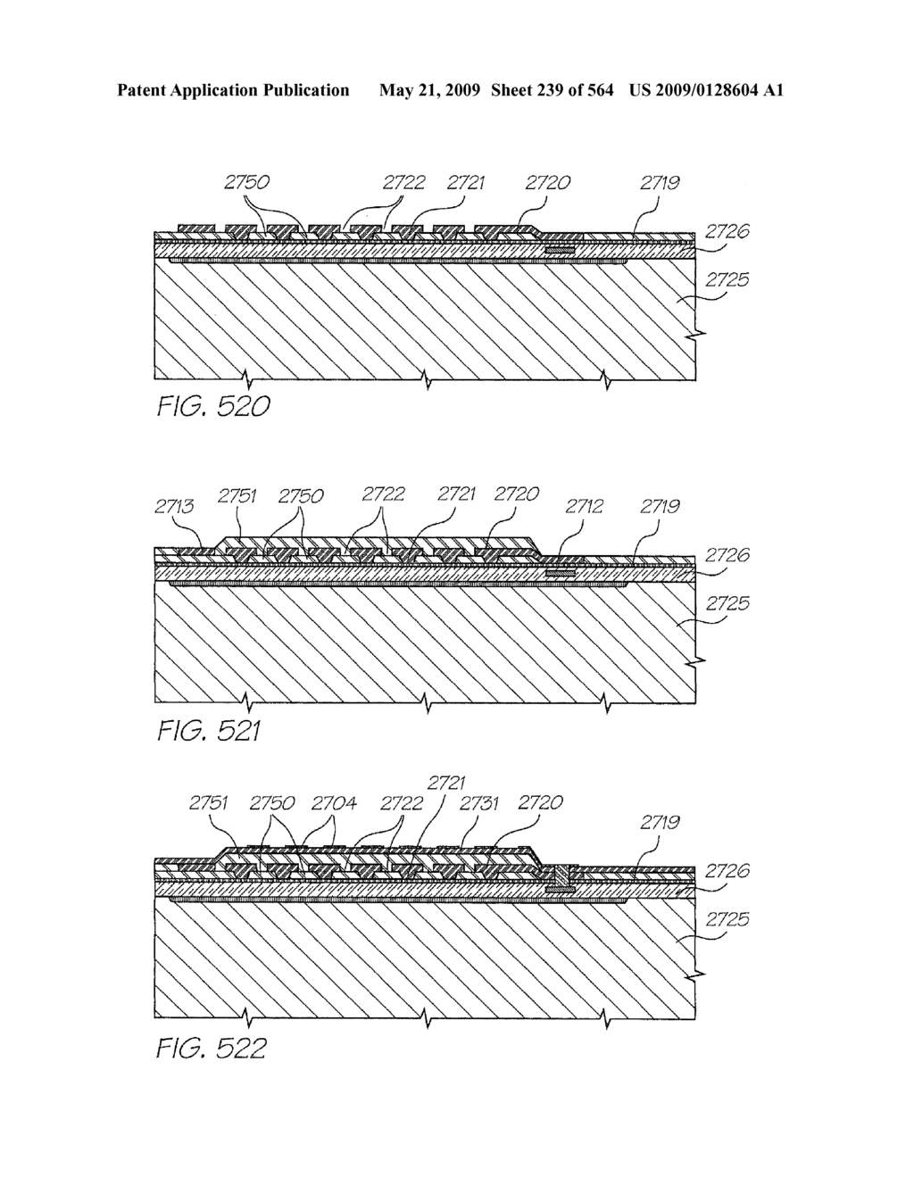 INKJET NOZZLE WITH PADDLE LAYER SANDWICHED BETWEEN FIRST AND SECOND WAFERS - diagram, schematic, and image 240