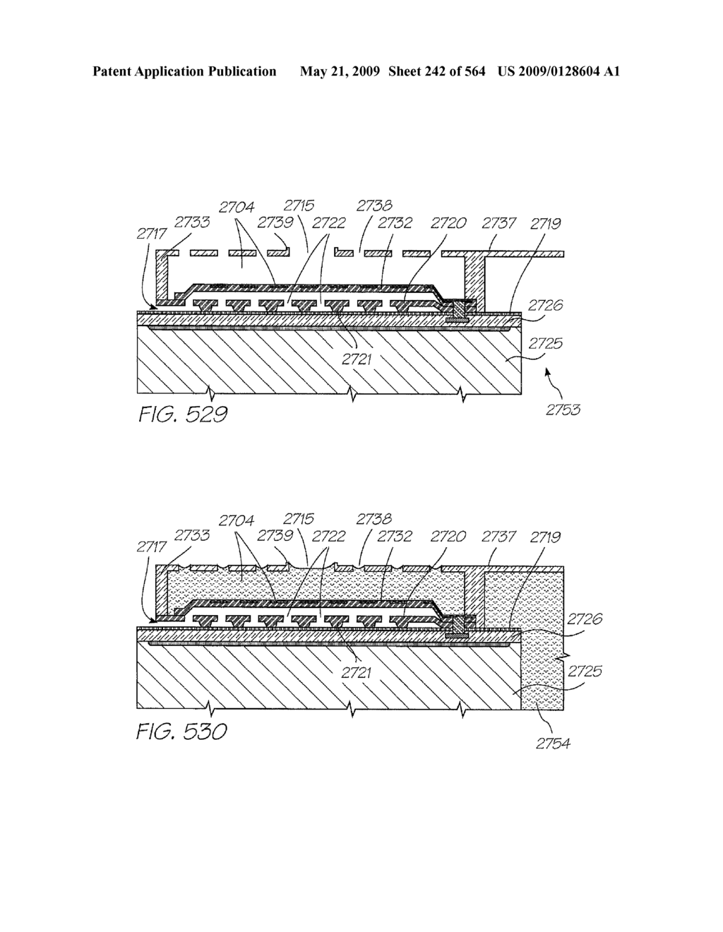 INKJET NOZZLE WITH PADDLE LAYER SANDWICHED BETWEEN FIRST AND SECOND WAFERS - diagram, schematic, and image 243