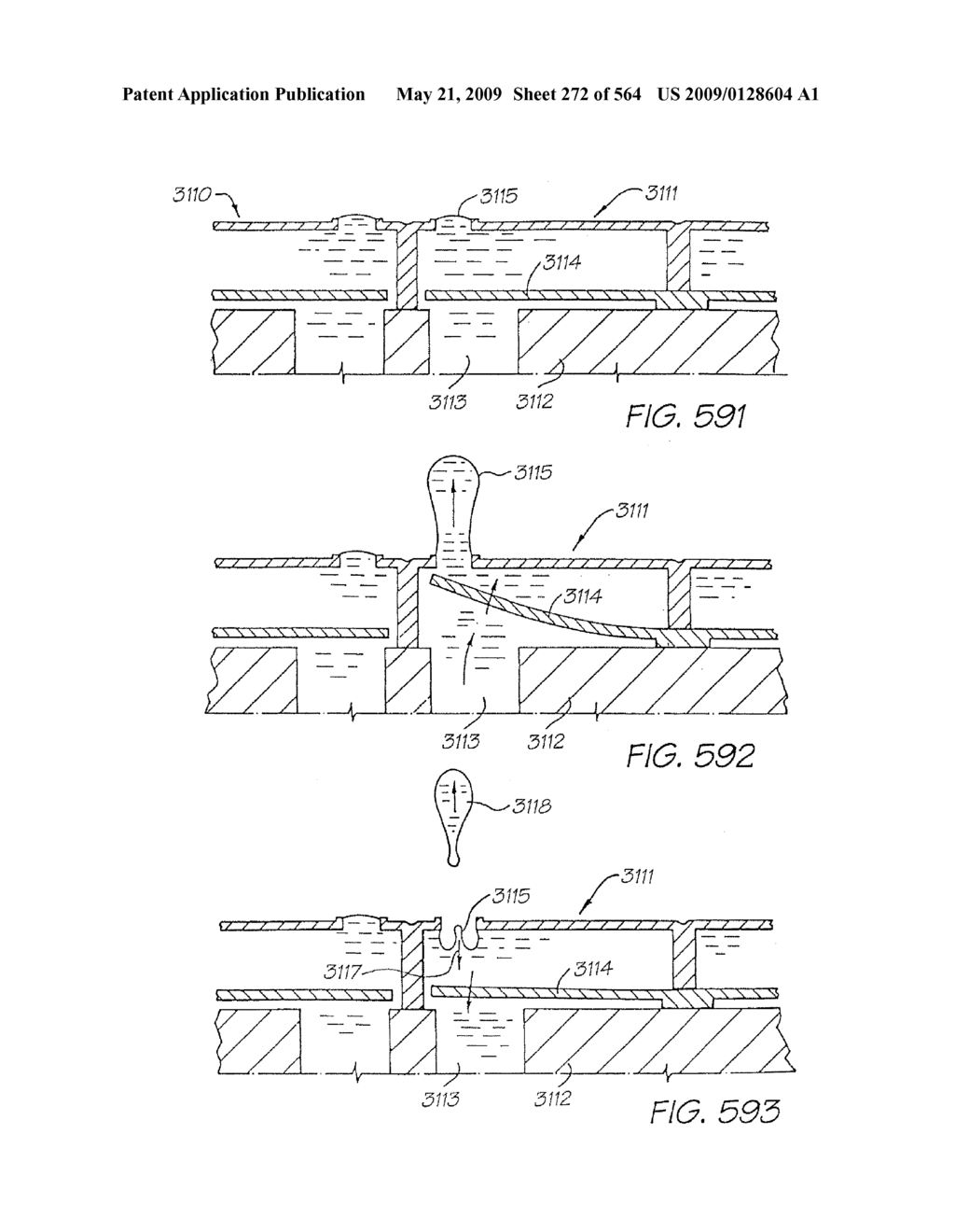 INKJET NOZZLE WITH PADDLE LAYER SANDWICHED BETWEEN FIRST AND SECOND WAFERS - diagram, schematic, and image 273