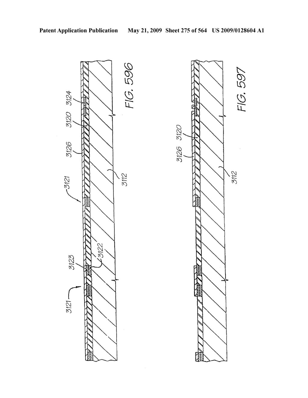 INKJET NOZZLE WITH PADDLE LAYER SANDWICHED BETWEEN FIRST AND SECOND WAFERS - diagram, schematic, and image 276