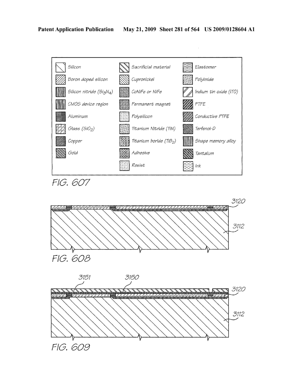 INKJET NOZZLE WITH PADDLE LAYER SANDWICHED BETWEEN FIRST AND SECOND WAFERS - diagram, schematic, and image 282