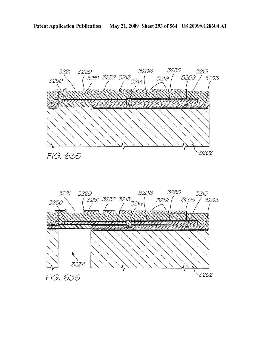 INKJET NOZZLE WITH PADDLE LAYER SANDWICHED BETWEEN FIRST AND SECOND WAFERS - diagram, schematic, and image 294