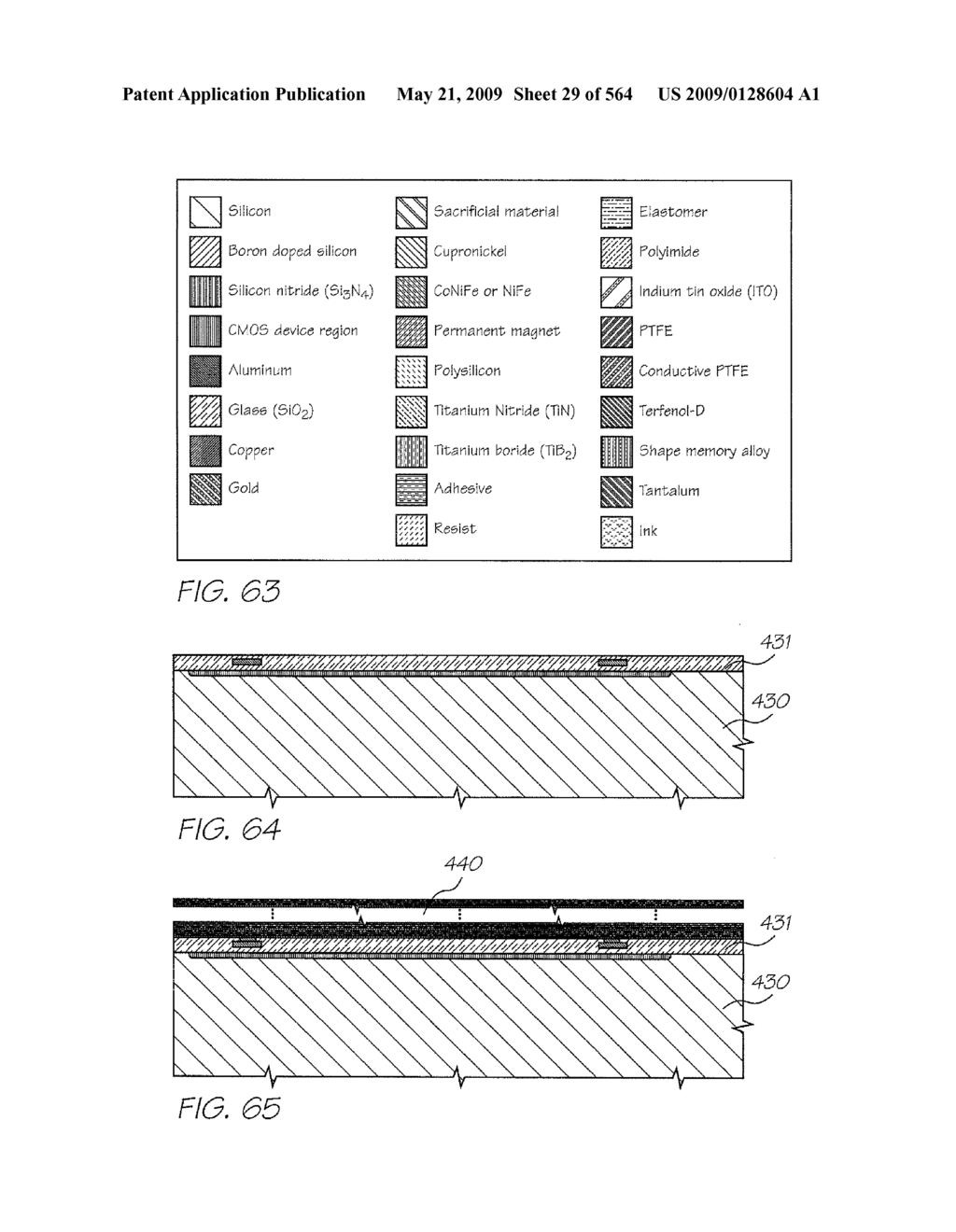 INKJET NOZZLE WITH PADDLE LAYER SANDWICHED BETWEEN FIRST AND SECOND WAFERS - diagram, schematic, and image 30