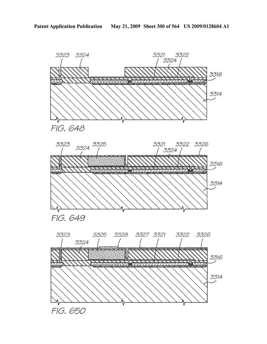 INKJET NOZZLE WITH PADDLE LAYER SANDWICHED BETWEEN FIRST AND SECOND WAFERS - diagram, schematic, and image 301