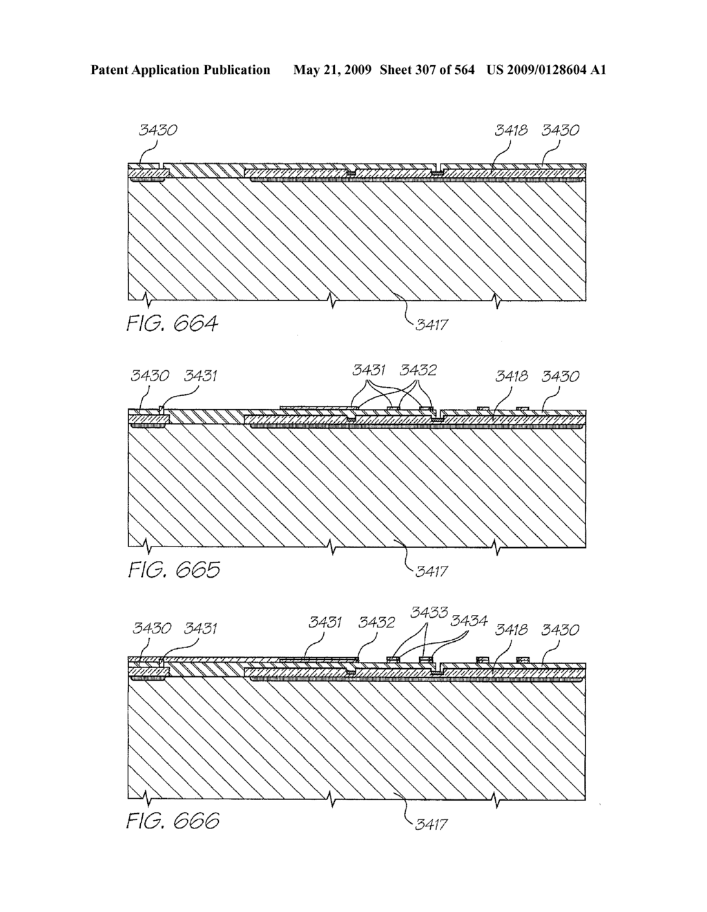 INKJET NOZZLE WITH PADDLE LAYER SANDWICHED BETWEEN FIRST AND SECOND WAFERS - diagram, schematic, and image 308