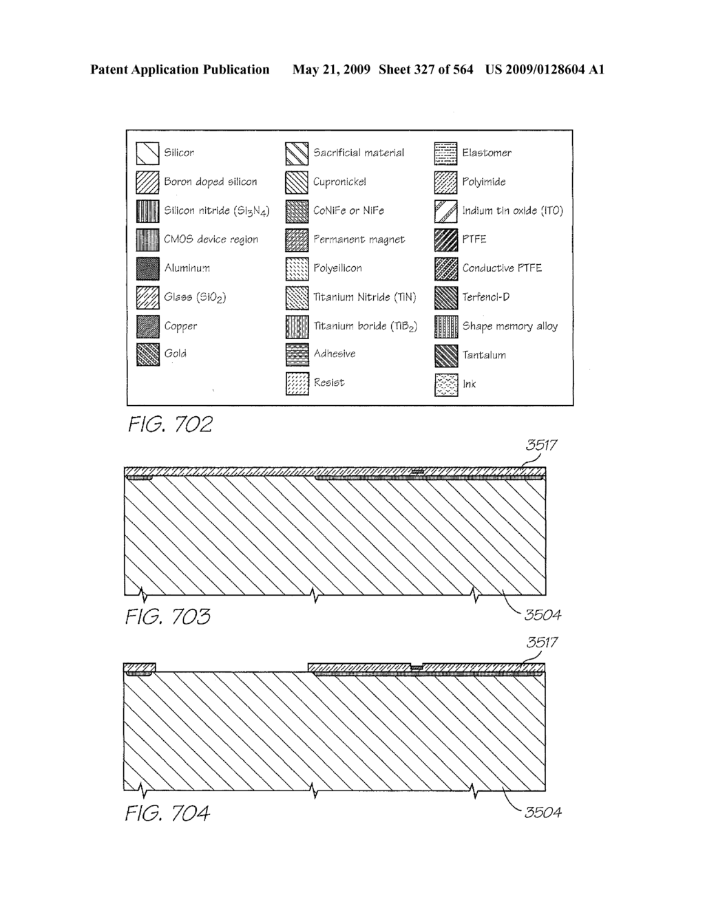 INKJET NOZZLE WITH PADDLE LAYER SANDWICHED BETWEEN FIRST AND SECOND WAFERS - diagram, schematic, and image 328