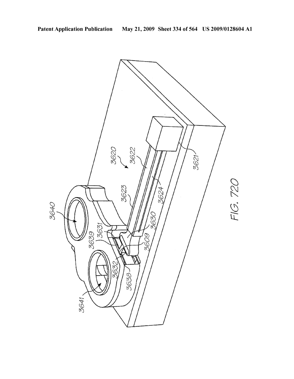 INKJET NOZZLE WITH PADDLE LAYER SANDWICHED BETWEEN FIRST AND SECOND WAFERS - diagram, schematic, and image 335