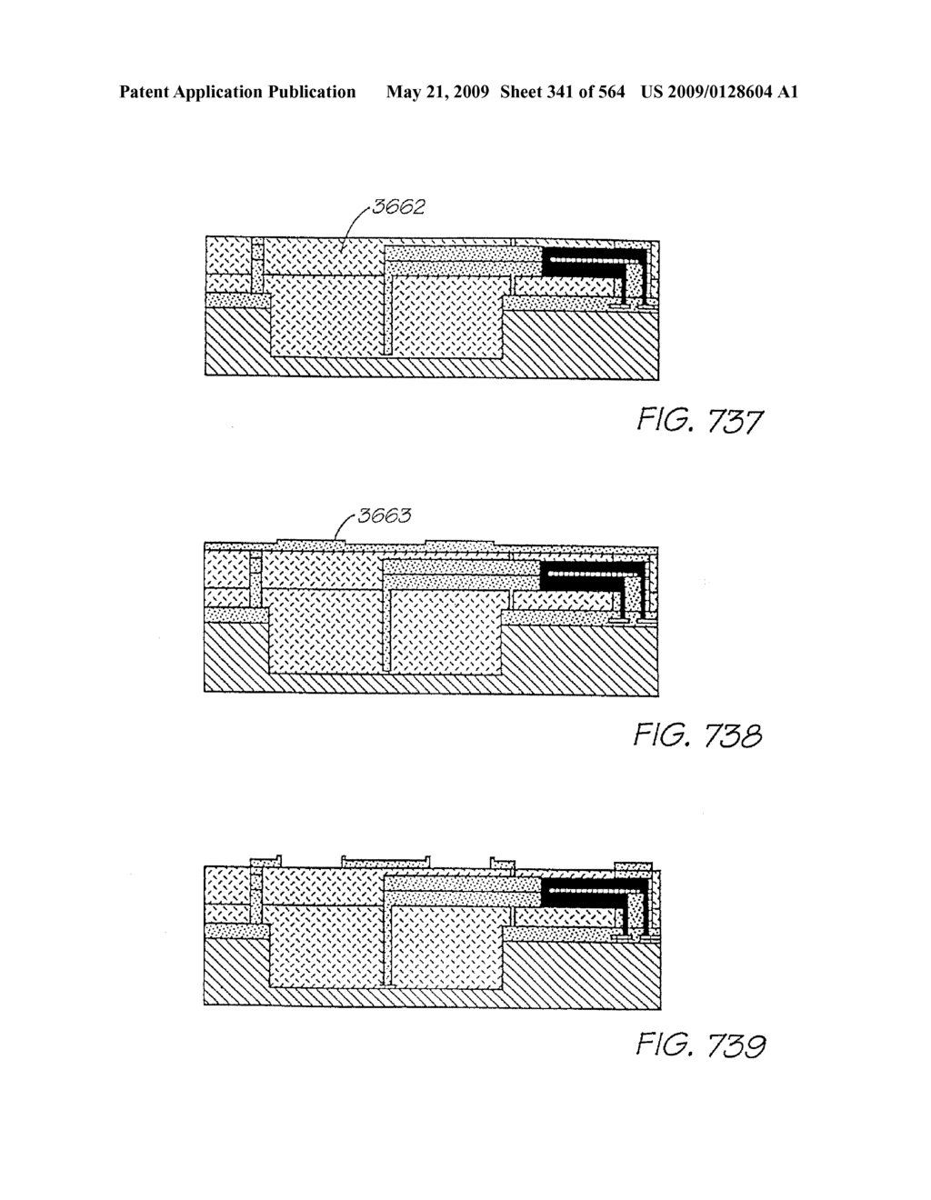 INKJET NOZZLE WITH PADDLE LAYER SANDWICHED BETWEEN FIRST AND SECOND WAFERS - diagram, schematic, and image 342