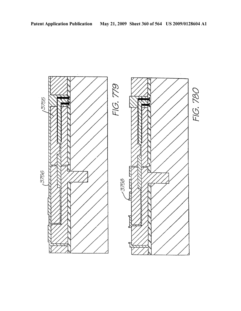 INKJET NOZZLE WITH PADDLE LAYER SANDWICHED BETWEEN FIRST AND SECOND WAFERS - diagram, schematic, and image 361