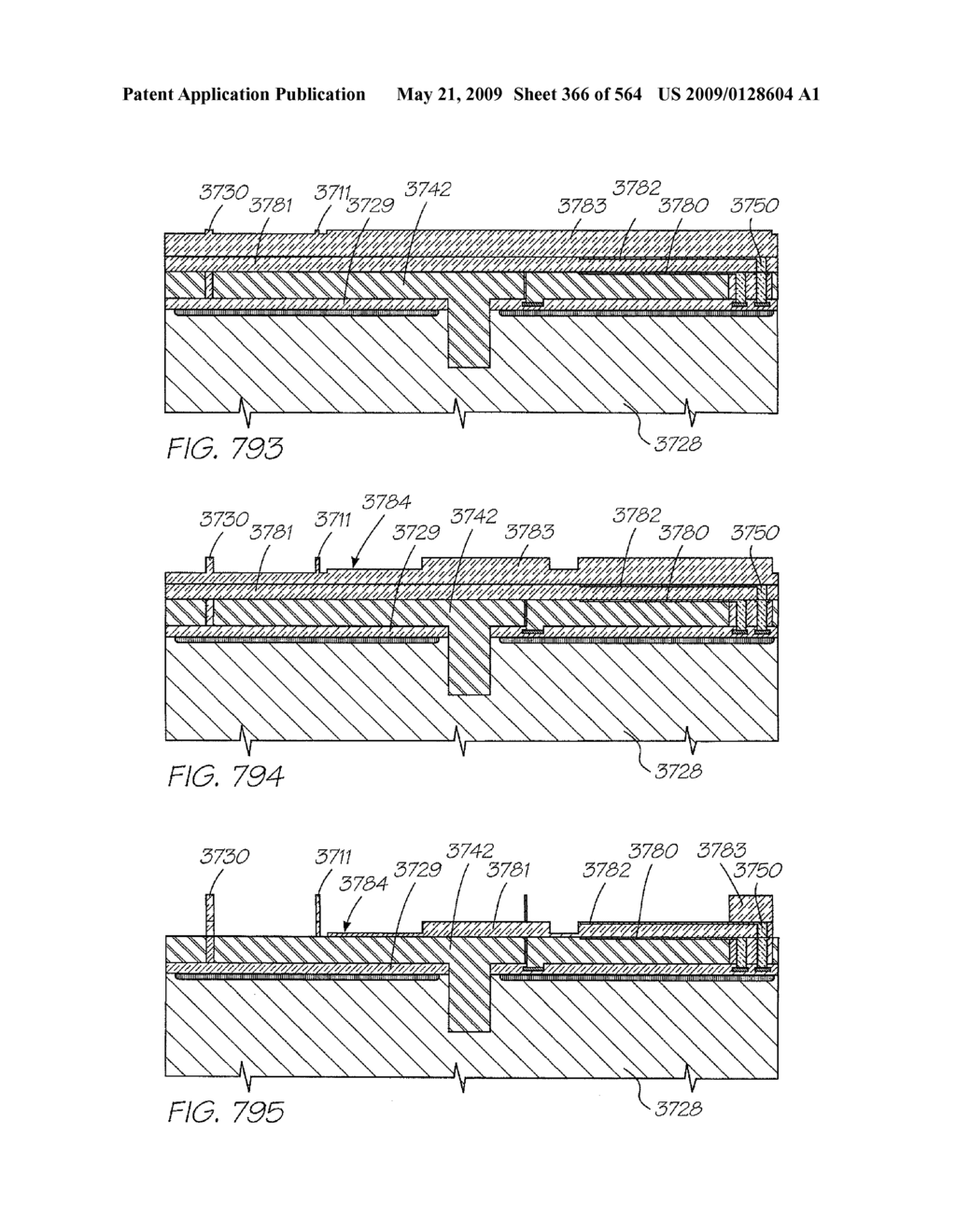 INKJET NOZZLE WITH PADDLE LAYER SANDWICHED BETWEEN FIRST AND SECOND WAFERS - diagram, schematic, and image 367