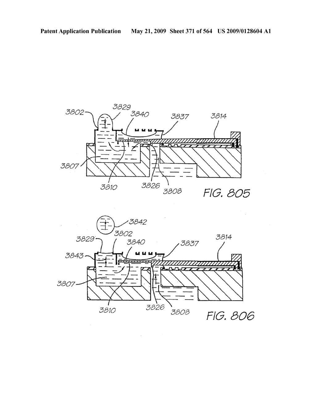 INKJET NOZZLE WITH PADDLE LAYER SANDWICHED BETWEEN FIRST AND SECOND WAFERS - diagram, schematic, and image 372