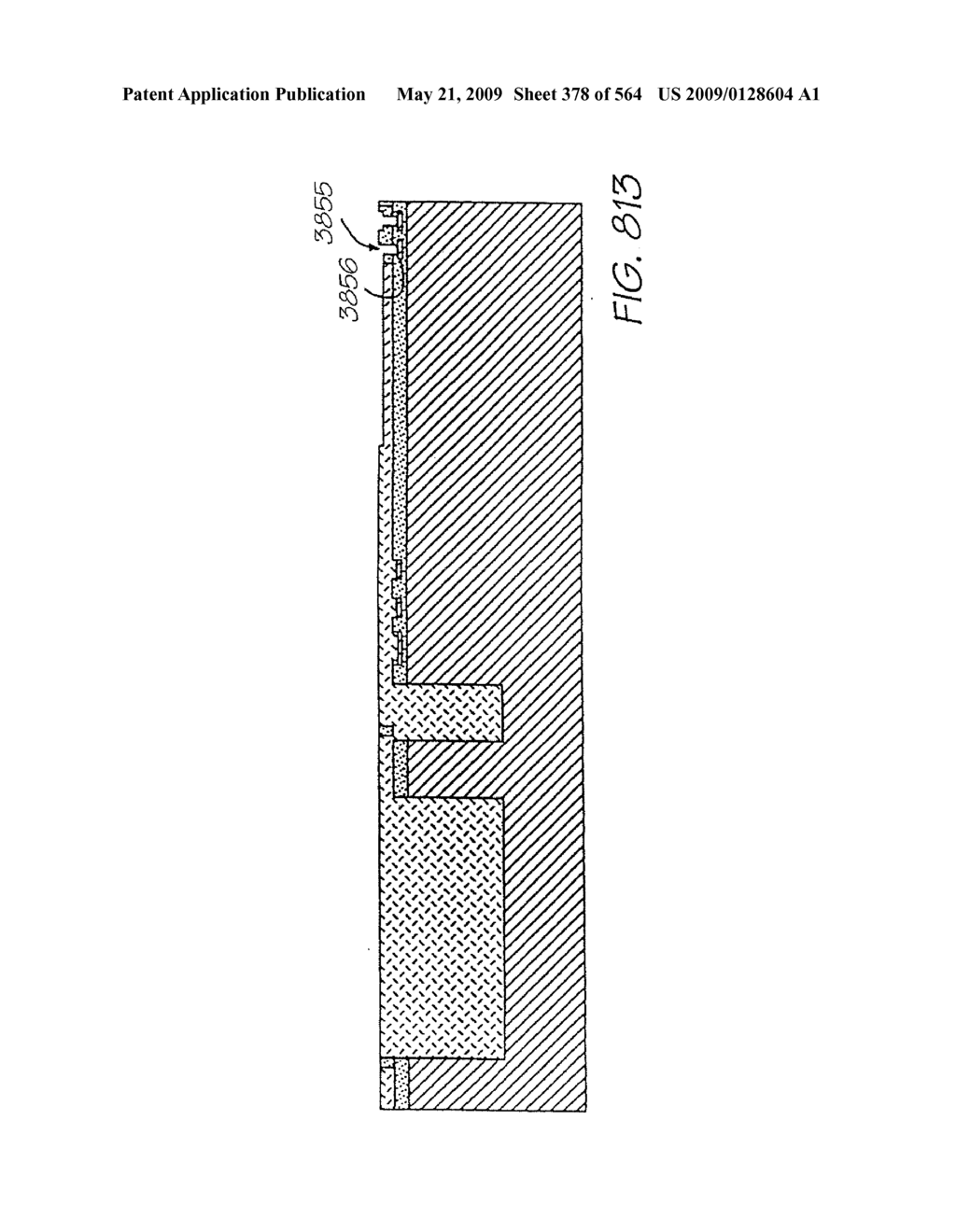 INKJET NOZZLE WITH PADDLE LAYER SANDWICHED BETWEEN FIRST AND SECOND WAFERS - diagram, schematic, and image 379