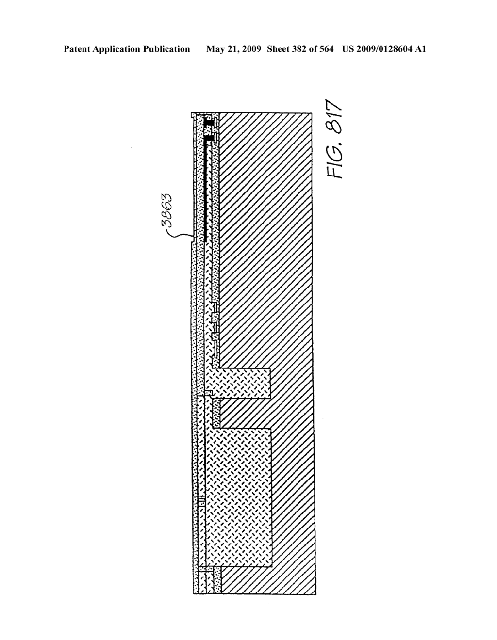 INKJET NOZZLE WITH PADDLE LAYER SANDWICHED BETWEEN FIRST AND SECOND WAFERS - diagram, schematic, and image 383