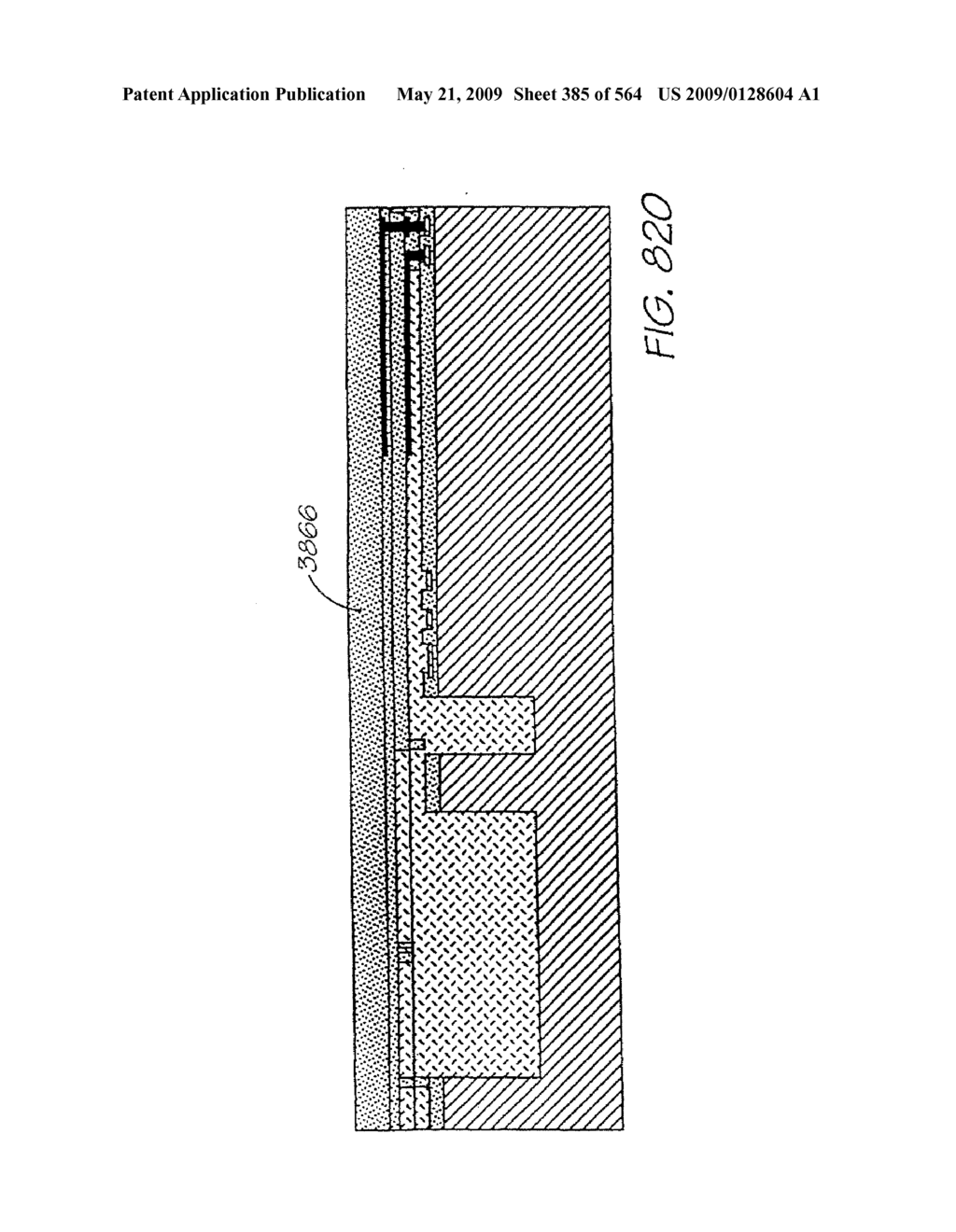 INKJET NOZZLE WITH PADDLE LAYER SANDWICHED BETWEEN FIRST AND SECOND WAFERS - diagram, schematic, and image 386