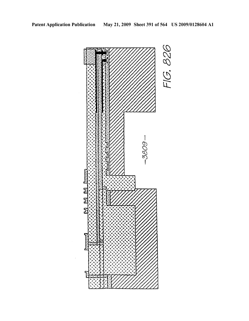 INKJET NOZZLE WITH PADDLE LAYER SANDWICHED BETWEEN FIRST AND SECOND WAFERS - diagram, schematic, and image 392