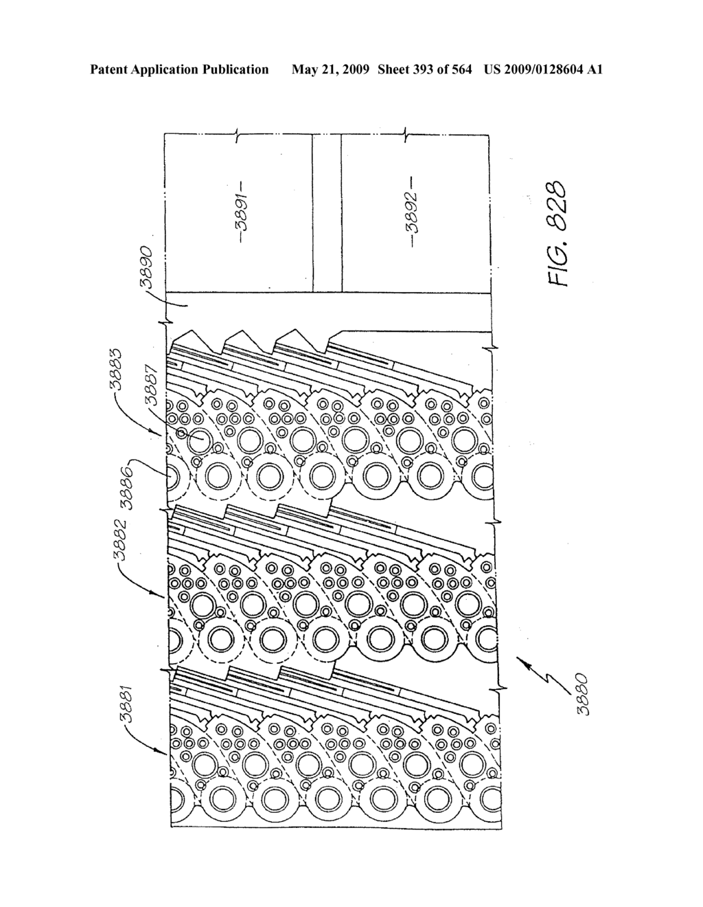 INKJET NOZZLE WITH PADDLE LAYER SANDWICHED BETWEEN FIRST AND SECOND WAFERS - diagram, schematic, and image 394