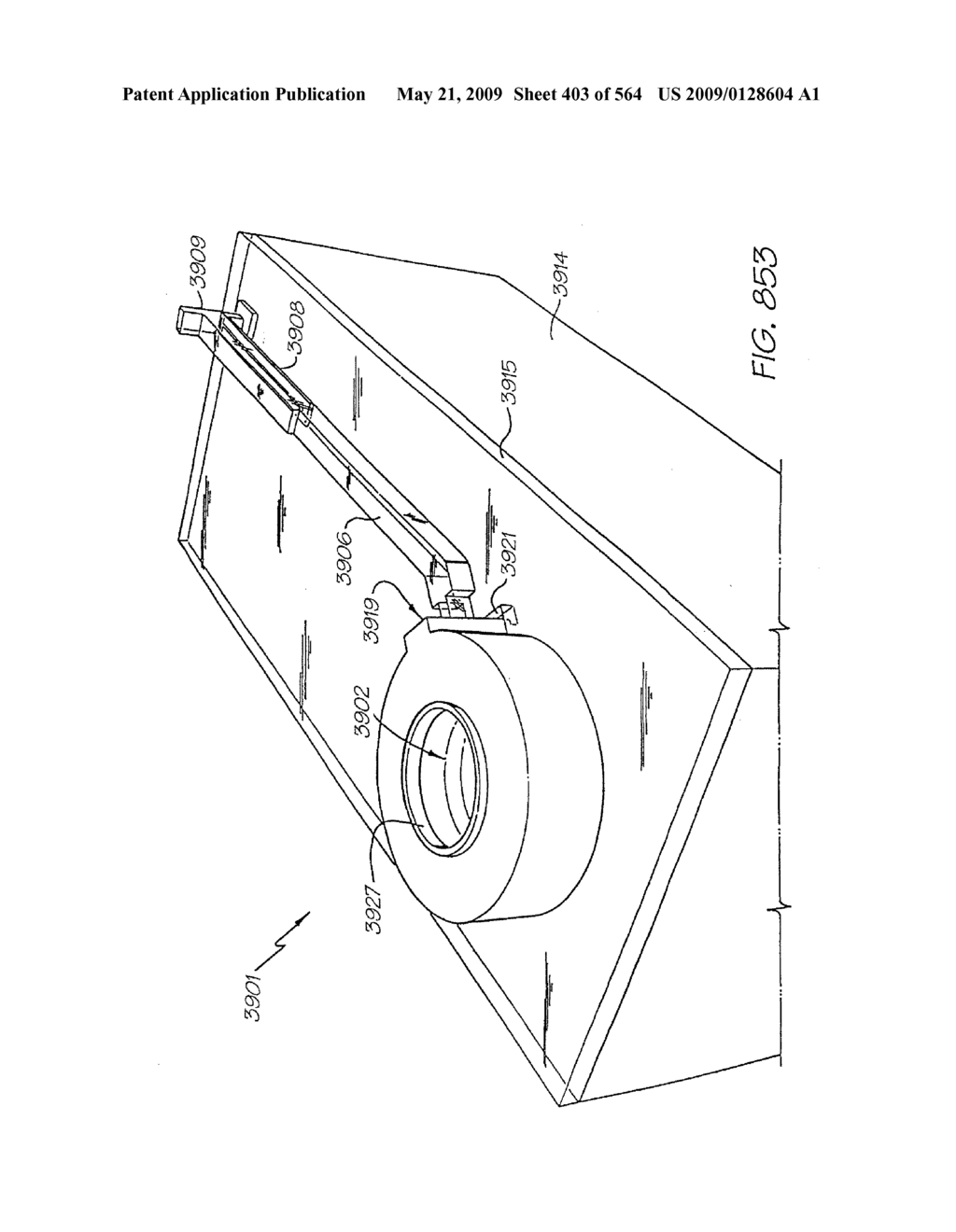 INKJET NOZZLE WITH PADDLE LAYER SANDWICHED BETWEEN FIRST AND SECOND WAFERS - diagram, schematic, and image 404