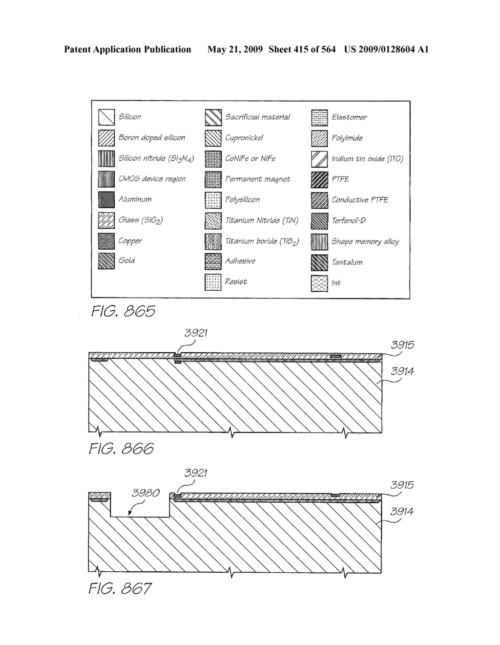 INKJET NOZZLE WITH PADDLE LAYER SANDWICHED BETWEEN FIRST AND SECOND WAFERS - diagram, schematic, and image 416