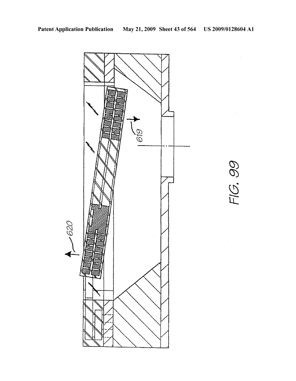 INKJET NOZZLE WITH PADDLE LAYER SANDWICHED BETWEEN FIRST AND SECOND WAFERS - diagram, schematic, and image 44