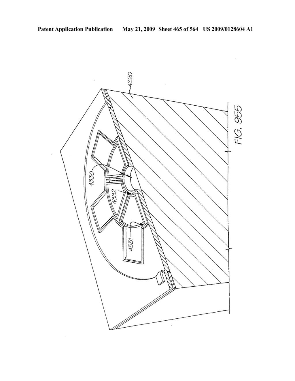 INKJET NOZZLE WITH PADDLE LAYER SANDWICHED BETWEEN FIRST AND SECOND WAFERS - diagram, schematic, and image 466