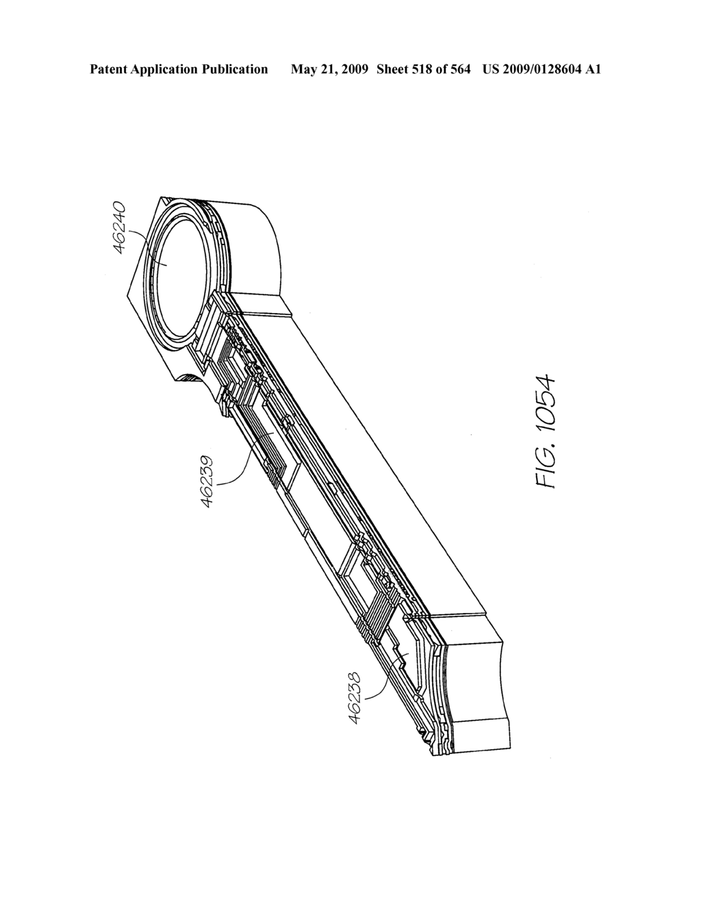 INKJET NOZZLE WITH PADDLE LAYER SANDWICHED BETWEEN FIRST AND SECOND WAFERS - diagram, schematic, and image 519