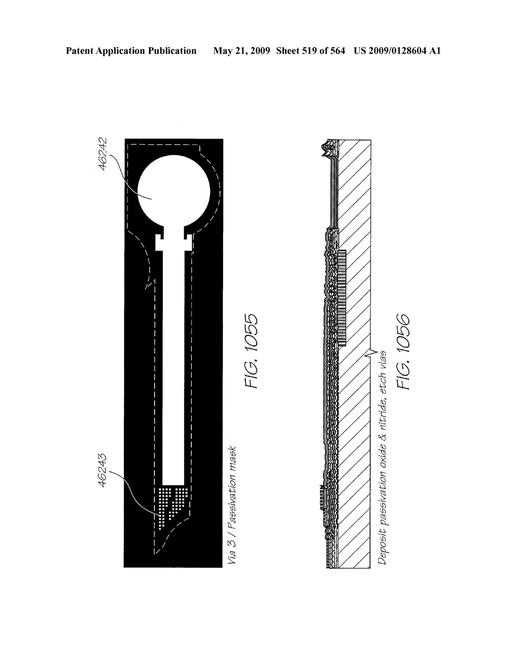 INKJET NOZZLE WITH PADDLE LAYER SANDWICHED BETWEEN FIRST AND SECOND WAFERS - diagram, schematic, and image 520