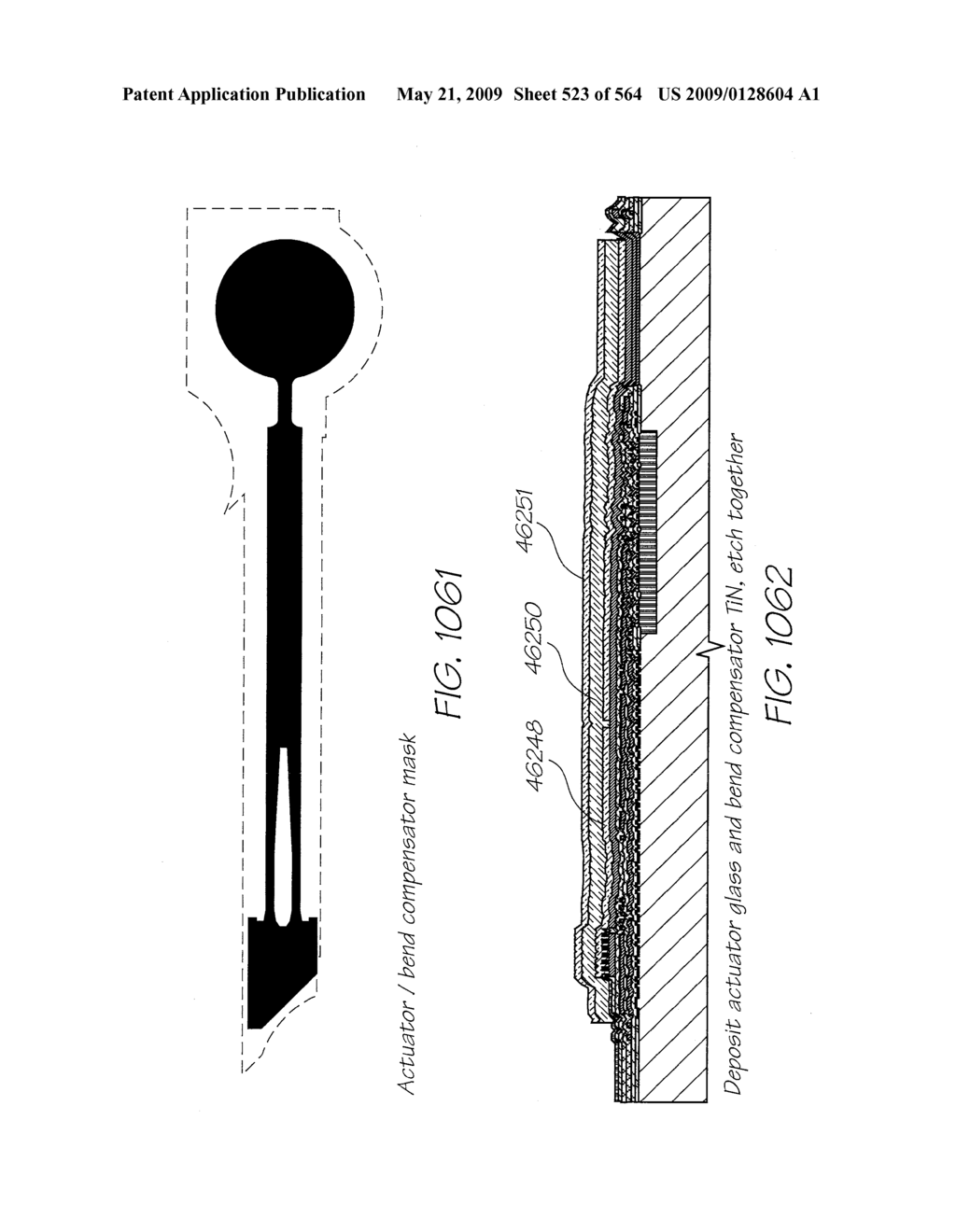 INKJET NOZZLE WITH PADDLE LAYER SANDWICHED BETWEEN FIRST AND SECOND WAFERS - diagram, schematic, and image 524